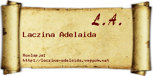Laczina Adelaida névjegykártya